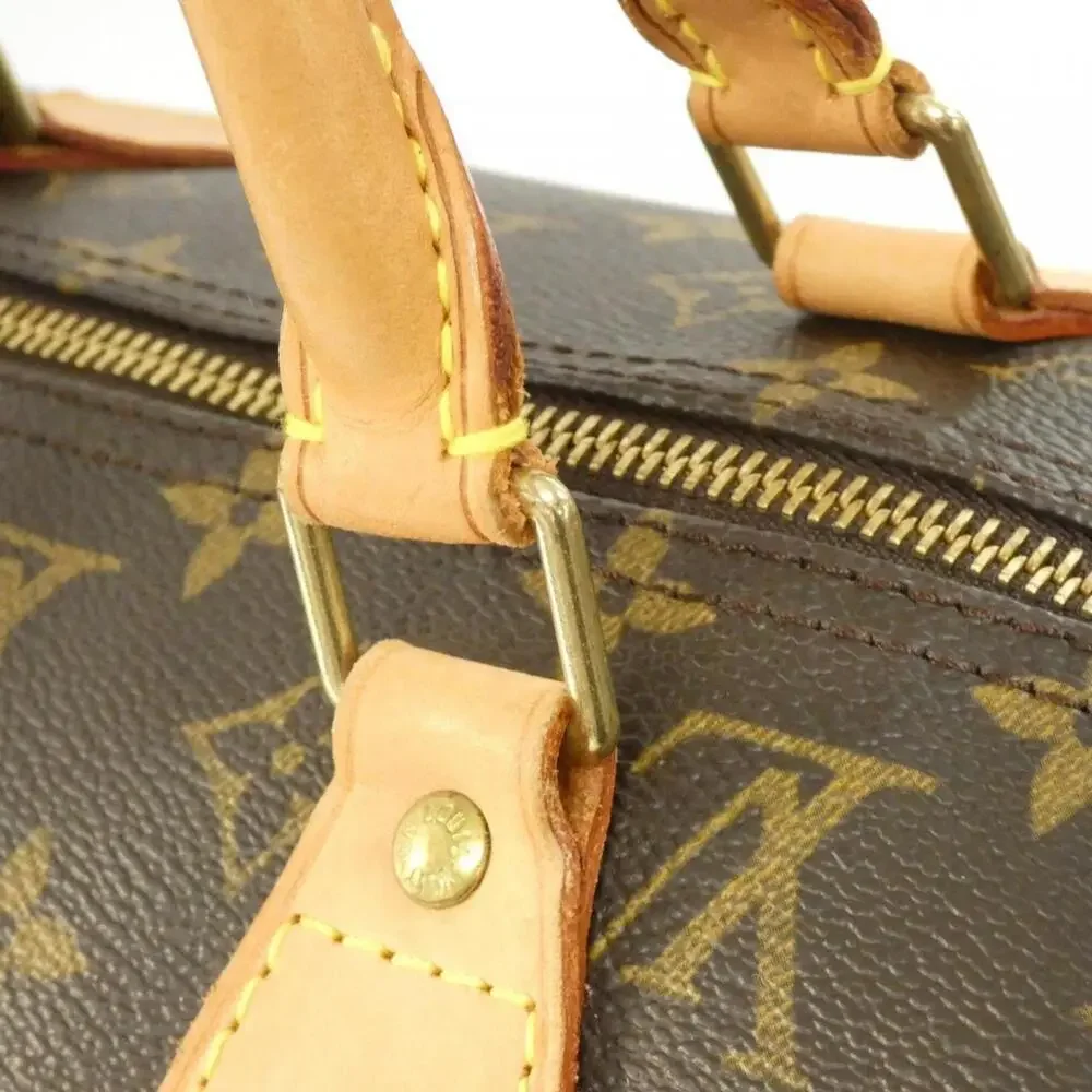 LOUIS VUITTON Brown Monogram Speedy 40 Boston Bag